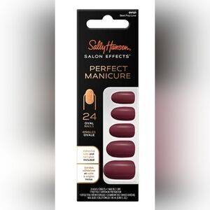 Sally Hansen Salon Effect Perfect Manicure Nail Strips 24 Oval Nails